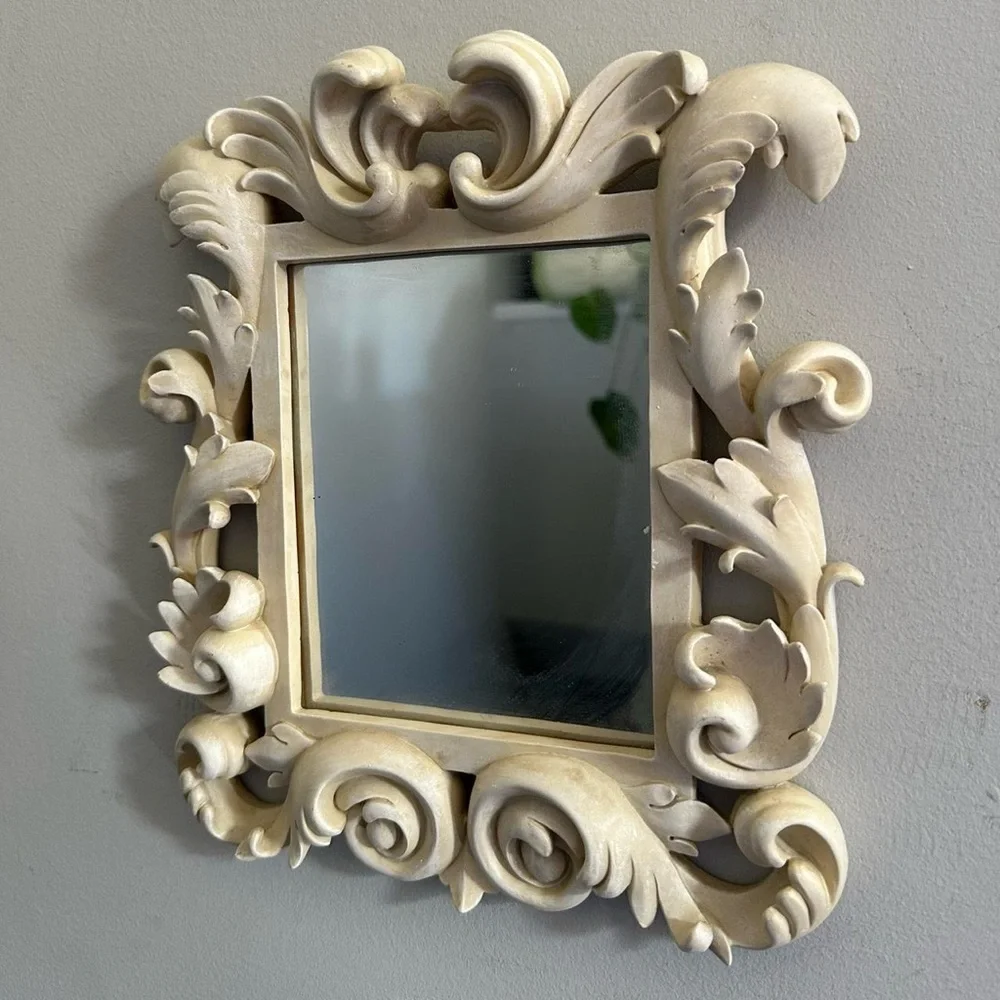 Cream Frame Mirror